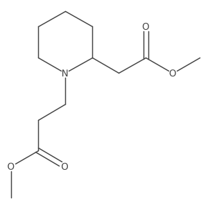 Methyl 2-(2-methoxy-2-oxoethyl)-1-piperidinepropanoate结构式