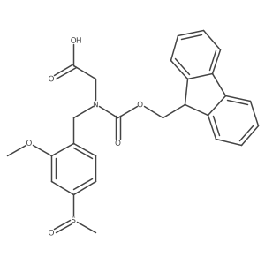 Fmoc-N(Mmsb)-Gly-OH结构式