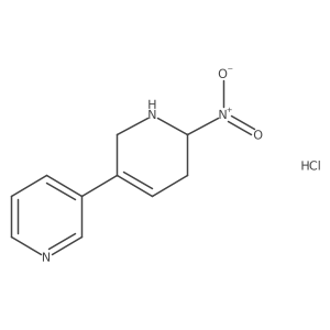 6-Nitro-1,2,5,6-tetrahydro-3,3-bipyridine hydrochloride Structure