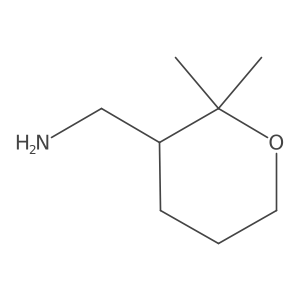 (2,2-Dimethyloxan-3-yl)methanamine Structure