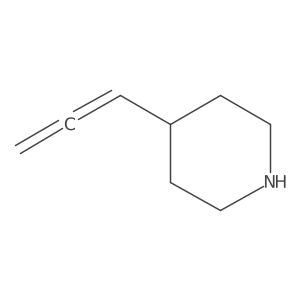 4-(Propa-1,2-dien-1-yl)piperidine Structure