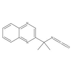 2-(2-Isocyanatopropan-2-yl)quinoxaline Structure