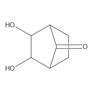 2,3-Dihydroxybicyclo[2.2.1]heptan-7-one Structure