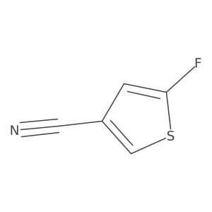 5-Fluorothiophene-3-carbonitrile结构式