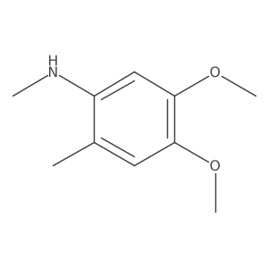 4,5-dimethoxy-N,2-dimethylaniline Structure