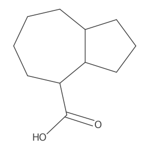 4-Azulenecarboxylic acid, decahydro-, (3aI+/-,4I+/-,8aI+/-)-结构式