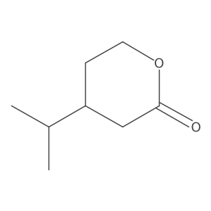 (4S)-4-(Propan-2-yl)oxan-2-one结构式