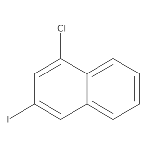 Naphthalene, 1-chloro-3-iodo- Structure