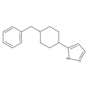 1-benzyl-4-(1H-pyrazol-3-yl)piperidine结构式