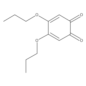 4,5-Dipropoxycyclohexa-3,5-diene-1,2-dione Structure