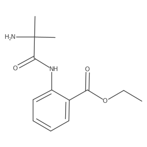 Ethyl 2-[(2-amino-2-methyl-1-oxopropyl)amino]benzoate Structure