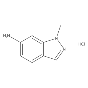 1H-Indazol-6-amine, 1-methyl-, hydrochloride结构式