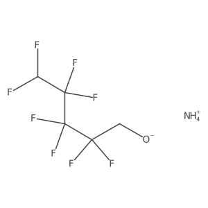 Ammonium 2,2,3,3,4,4,5,5-octafluoropentanolate Structure