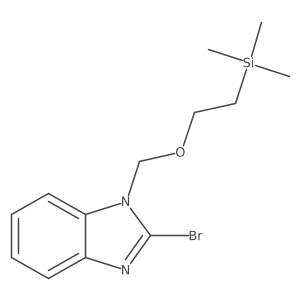 2-Bromo-1-[[2-(trimethylsilyl)ethoxy]methyl]-1h-benzimidazole结构式
