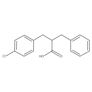 2-Benzyl-3-(4-chlorophenyl)propanoic acid Structure