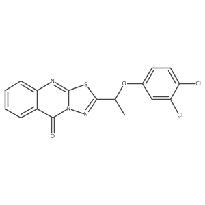 2-[1-(3,4-dichlorophenoxy)ethyl]-5H-[1,3,4]thiadiazolo[2,3-b]quinazolin-5-one Structure
