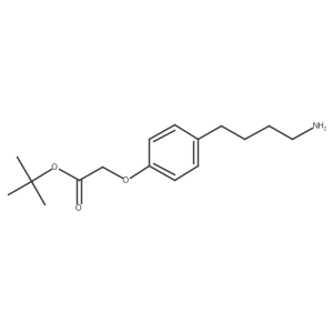 Tert-butyl 2-(4-(4-aminobutyl)phenoxy)acetate结构式