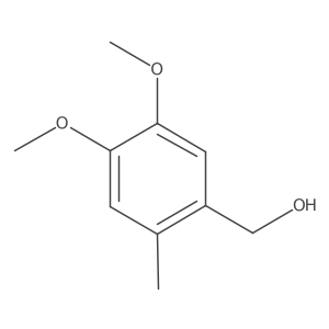 (4,5-Dimethoxy-2-methylphenyl)methanol结构式