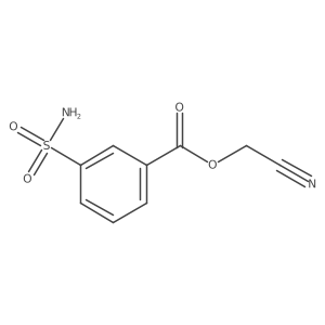 Cyanomethyl 3-sulfamoylbenzoate Structure