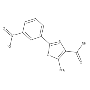 5-Amino-2-(3-nitrophenyl)-1,3-oxazole-4-carboxamide Structure