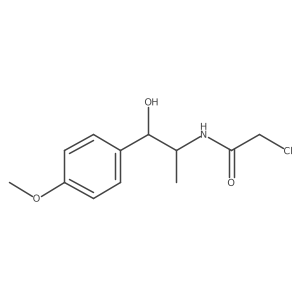 2-chloro-N-(1-hydroxy-1-(4-methoxyphenyl)propan-2-yl)acetamide Structure
