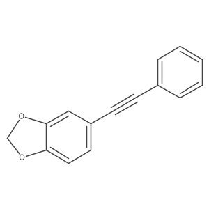 (3,4-Methylenedioxy-phenyl)phenylacetylene Structure