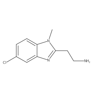 2-(5-chloro-1-methyl-1H-benzo[d]imidazol-2-yl)ethanamine Structure