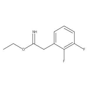 Ethyl 2,3-difluorobenzeneethanimidate结构式