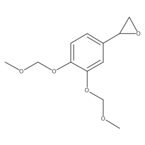 2-[3,4-Bis(methoxymethoxy)phenyl]oxirane Structure