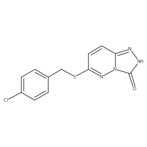 6-[(4-chlorobenzyl)sulfanyl][1,2,4]triazolo[4,3-b]pyridazin-3(2H)-one Structure
