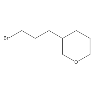 3-(3-Bromopropyl)oxane结构式