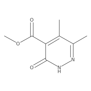 Methyl 2,3-dihydro-5,6-dimethyl-3-oxo-4-pyridazinecarboxylate Structure