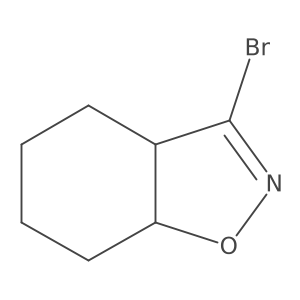 3-Bromo-3a,4,5,6,7,7a-hexahydrobenzo[d]isoxazole结构式
