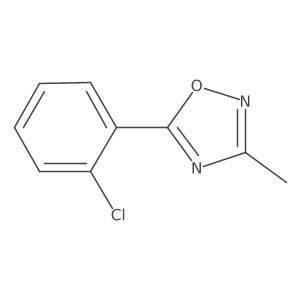 5-(2-Chlorophenyl)-3-methyl-1,2,4-oxadiazole Structure