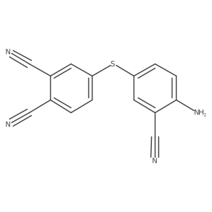 4-[(4-Amino-3-cyanophenyl)thio]-1,2-benzenedicarbonitrile Structure