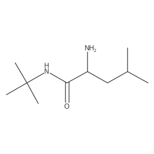 2-Amino-N-(1,1-dimethylethyl)-4-methylpentanamide Structure