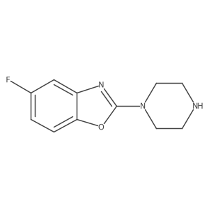 Fc1ccc2oc(N3CCNCC3)nc2c1结构式