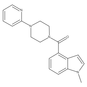 (1-methyl-1H-indol-4-yl)[4-(pyridin-2-yl)piperazin-1-yl]methanone Structure