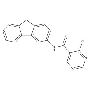 2-chloro-N-(9H-fluoren-3-yl)pyridine-3-carboxamide Structure