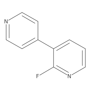 2-Fluoro-3-(pyridin-4-yl)pyridine结构式