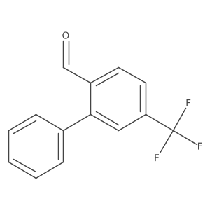 2-Formyl-5-(trifluoromethyl)biphenyl Structure
