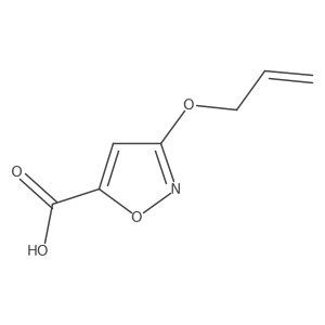 3-(Allyloxy)isoxazole-5-carboxylic acid Structure