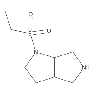 cis-1-(Ethylsulfonyl)octahydropyrrolo[3,4-b]pyrrole Structure