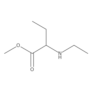 Methyl 2-(ethylamino)butanoate结构式