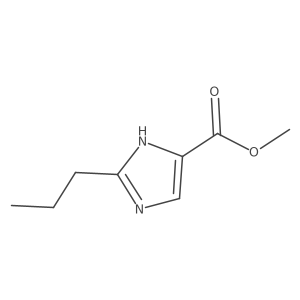methyl 2-propyl-1H-imidazole-5-carboxylate Structure