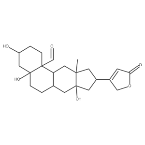 (3R,6aS,11aS)-3,4a,7a-Trihydroxy-10a-methyl-9-(5-oxo-2,5-dihydrofuran-3-yl)hexadecahydro-11bH-cyclopenta[b]phenanthrene-11b-carbaldehyde Structure