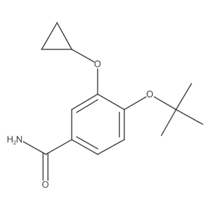 4-Tert-butoxy-3-cyclopropoxybenzamide结构式