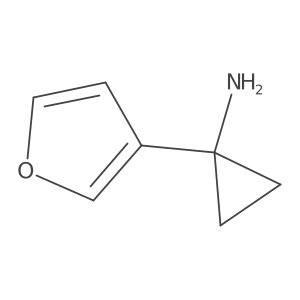 1-(Furan-3-yl)cyclopropanamine结构式