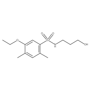 [(5-Ethoxy-2,4-dimethylphenyl)sulfonyl](3-hydroxypropyl)amine Structure