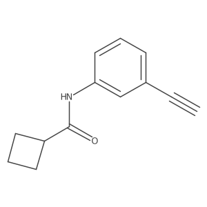 N-(3-ethynylphenyl)cyclobutanecarboxamide Structure